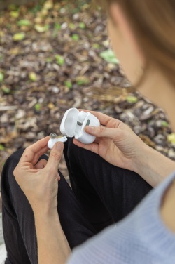 Logotrade promotional giveaways photo of: TWS earbuds in UV-C sterilising charging case