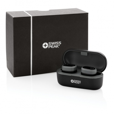 Logotrade promotional gift image of: Swiss peak TWS earbuds