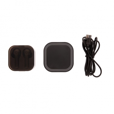 Logotrade promotional giveaway picture of: TWS earbuds in wireless charging case