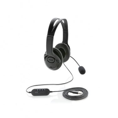 Logo trade promotional items picture of: Over ear wired work headset