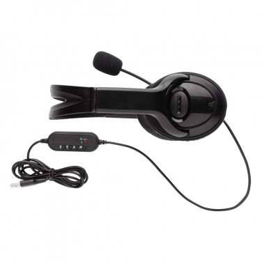 Logotrade promotional item image of: Over ear wired work headset