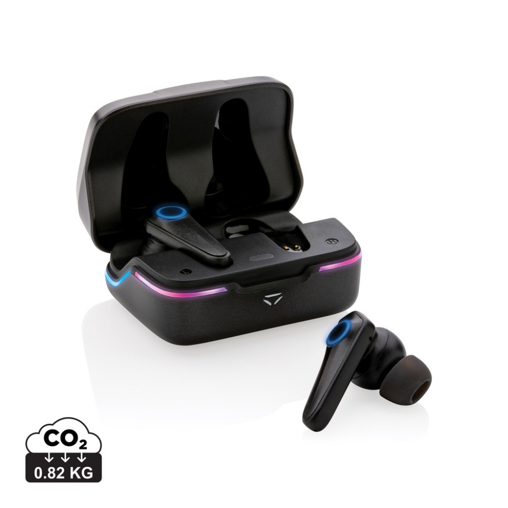 Logo trade advertising products picture of: RGB gaming earbuds with ENC