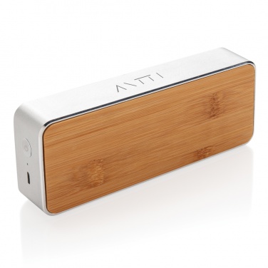 Logo trade advertising product photo of: Nevada Bamboo 3W wireless speaker