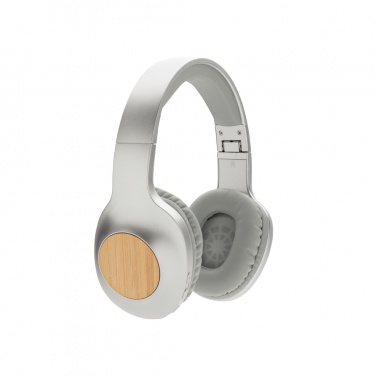 Logotrade promotional item picture of: Dakota Bamboo wireless headphone