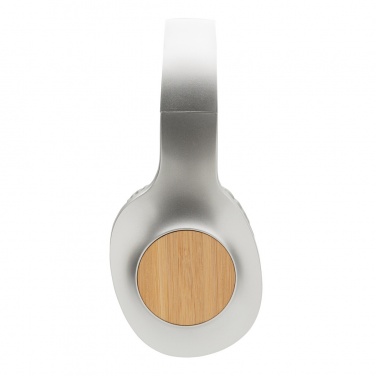 Logo trade promotional giveaways picture of: Dakota Bamboo wireless headphone