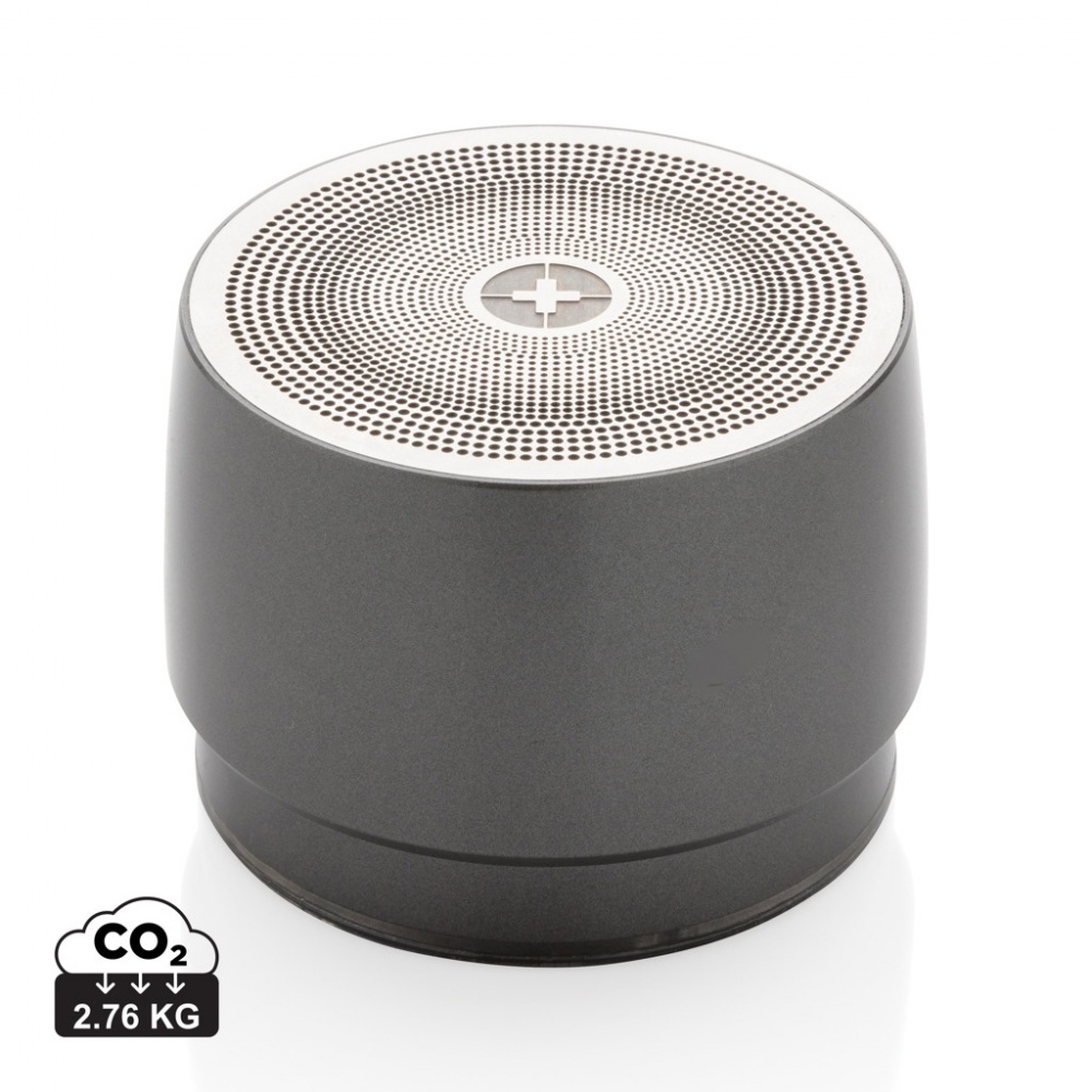 Logo trade promotional giveaways picture of: Swiss peak 5W wireless bass speaker