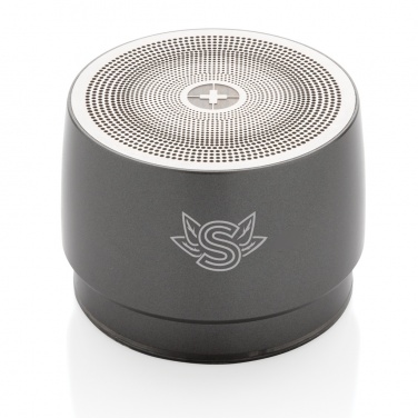 Logo trade promotional products picture of: Swiss peak 5W wireless bass speaker