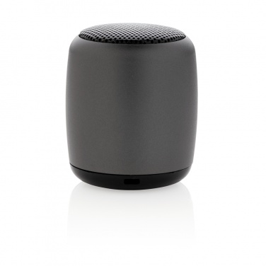 Logo trade promotional merchandise photo of: Mini aluminium wireless speaker