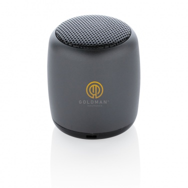 Logo trade promotional merchandise image of: Mini aluminium wireless speaker