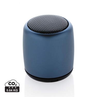 Logo trade promotional merchandise image of: Mini aluminium wireless speaker