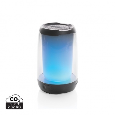 Logo trade promotional item photo of: RCS recycled plastic Lightboom 5W speaker