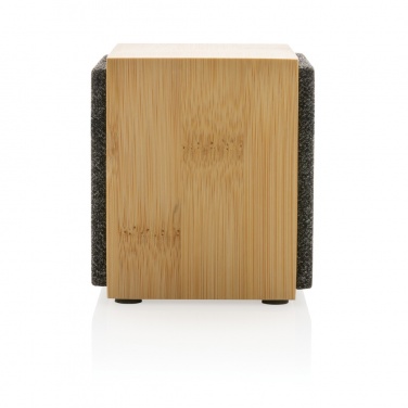 Logo trade promotional product photo of: Wynn 5W bamboo wireless speaker