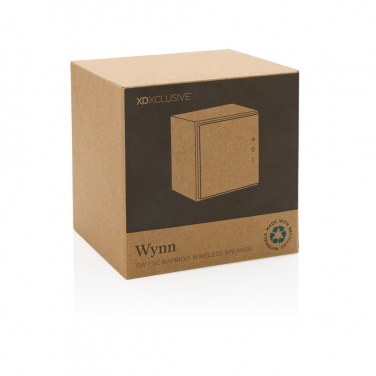 Logotrade promotional product image of: Wynn 5W bamboo wireless speaker