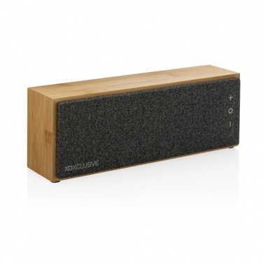 Logo trade promotional giveaways image of: Wynn 10W bamboo wireless speaker