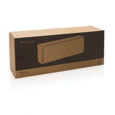 Logotrade promotional merchandise picture of: Wynn 10W bamboo wireless speaker