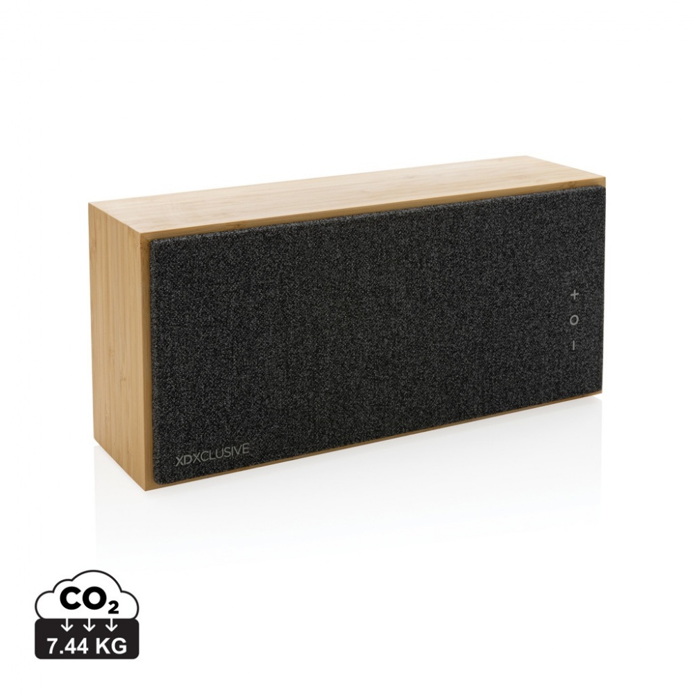 Logo trade promotional gifts image of: Wynn 20W bamboo wireless speaker