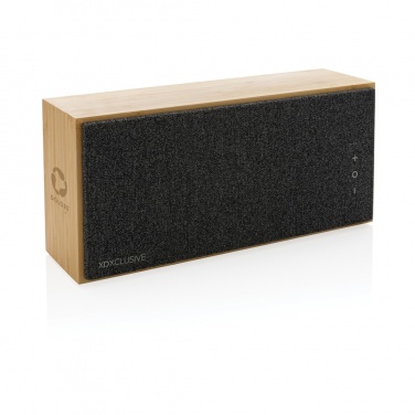 Logotrade promotional gift image of: Wynn 20W bamboo wireless speaker