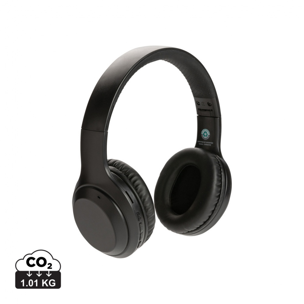 Logotrade corporate gift image of: RCS standard recycled plastic headphone