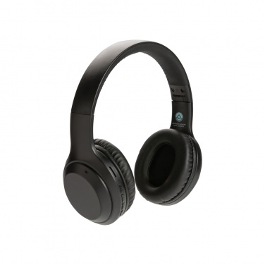 Logo trade business gift photo of: RCS standard recycled plastic headphone