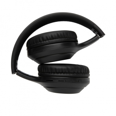 Logo trade promotional giveaways image of: RCS standard recycled plastic headphone