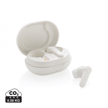 Logo trade promotional gifts image of: RCS standard recycled plastic TWS earbuds