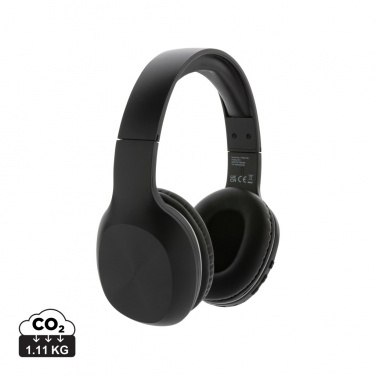 Logo trade corporate gifts picture of: RCS recycled plastic JAM wireless headphone