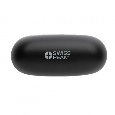 Logo trade promotional product photo of: RCS recycled plastic Swiss Peak TWS earbuds 2.0