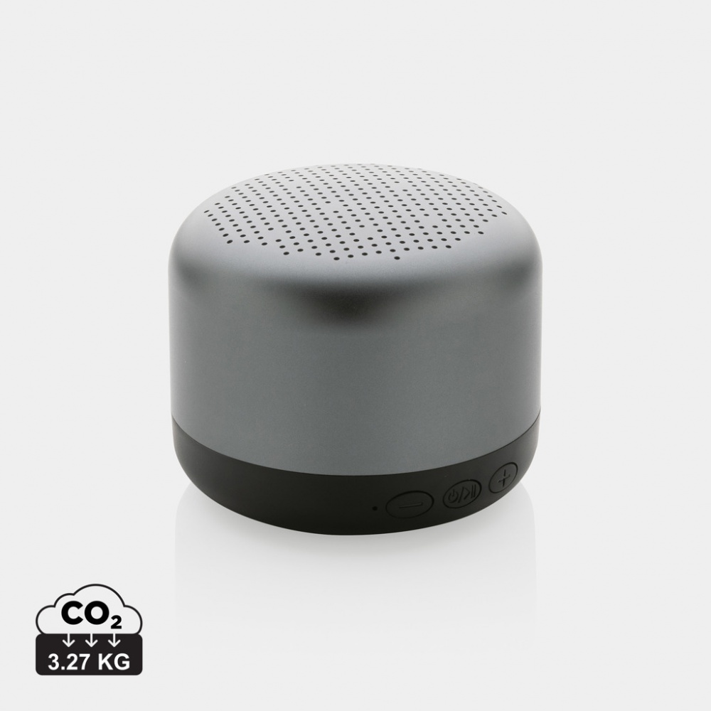 Logo trade promotional products image of: Terra RCS recycled aluminium 5W wireless speaker