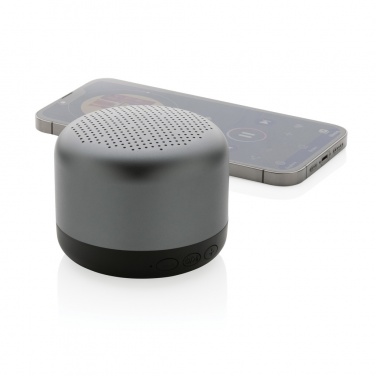 Logo trade corporate gifts image of: Terra RCS recycled aluminium 5W wireless speaker