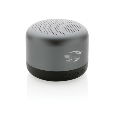 Logo trade promotional giveaways picture of: Terra RCS recycled aluminium 5W wireless speaker