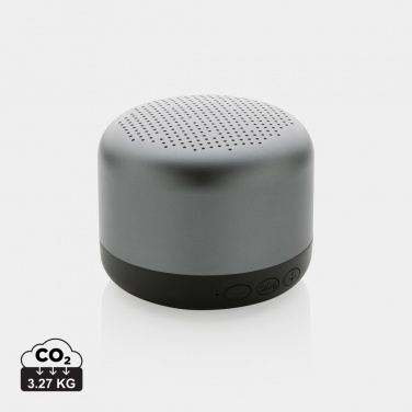 Logo trade promotional products picture of: Terra RCS recycled aluminium 5W wireless speaker