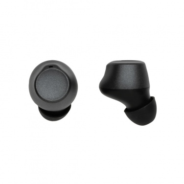 Logo trade promotional item photo of: Terra RCS recycled aluminium wireless earbuds