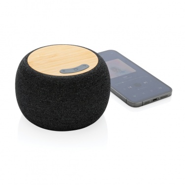 Logotrade promotional merchandise image of: RCS Rplastic/PET and bamboo 5W speaker