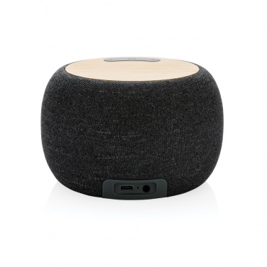 Logo trade promotional products picture of: RCS Rplastic/PET and bamboo 5W speaker