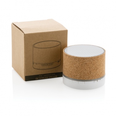 Logotrade promotional items photo of: Cork 3W wireless speaker