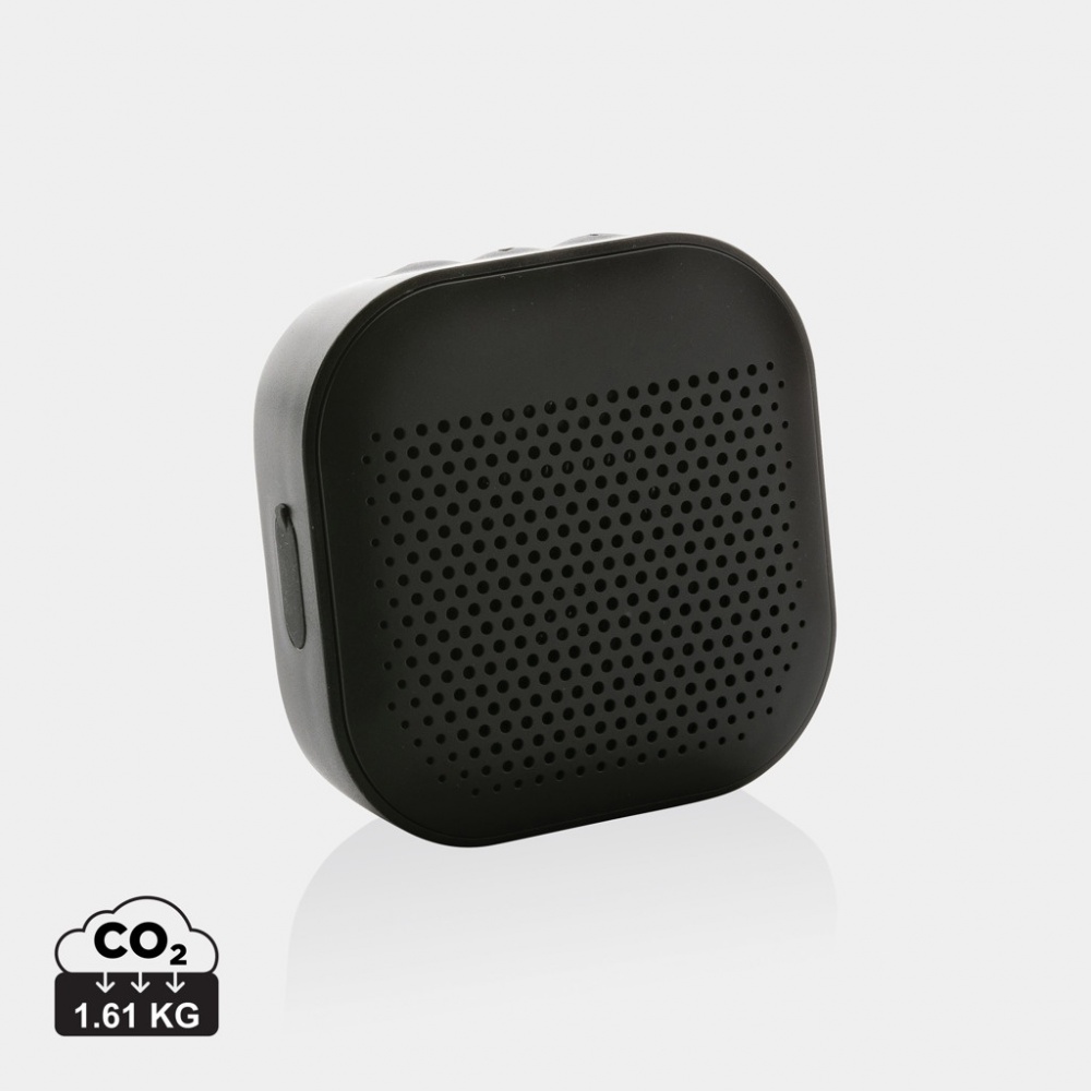 Logo trade promotional items picture of: RCS recycled plastic Soundbox 3W speaker