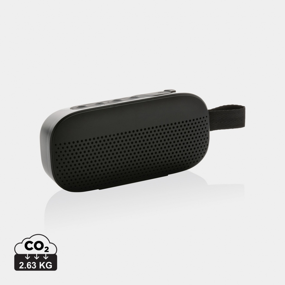 Logo trade promotional merchandise image of: RCS recycled plastic Soundbox 5W speaker