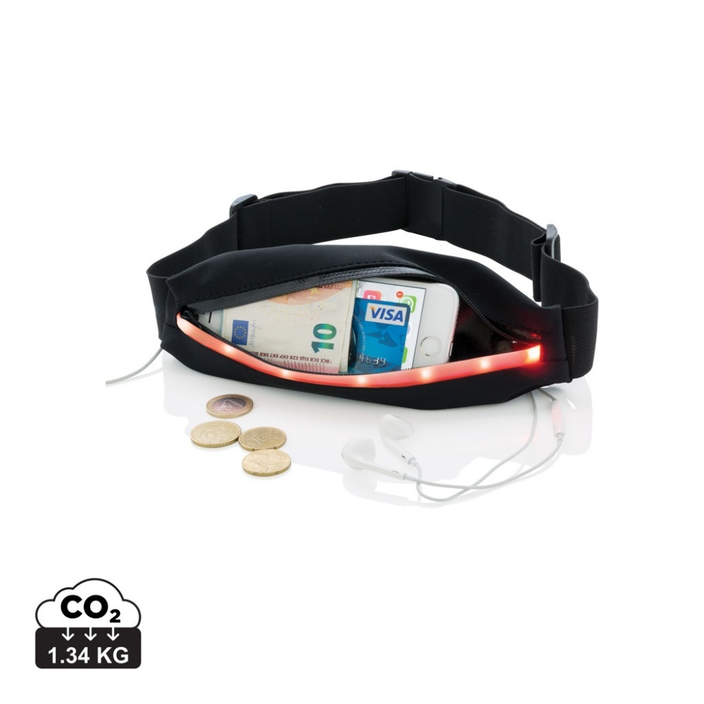 Logo trade advertising product photo of: Running belt with LED