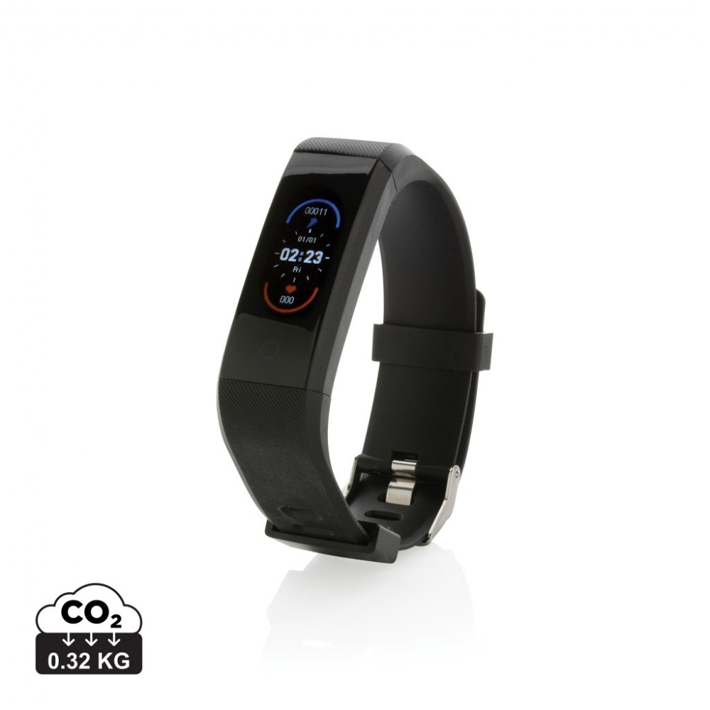 Logo trade promotional products image of: RCS recycled TPU Sense Fit with heart rate monitor