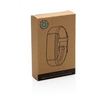 Logo trade business gifts image of: RCS recycled TPU Sense Fit with heart rate monitor