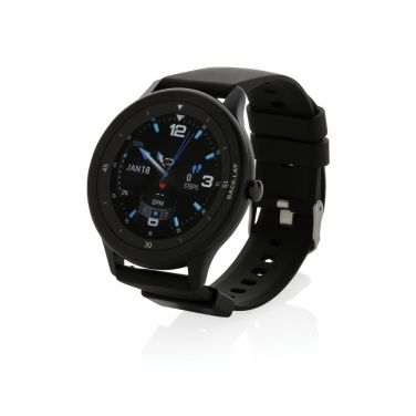 Logo trade promotional giveaway photo of: Swiss Peak RCS recycled TPU Watch