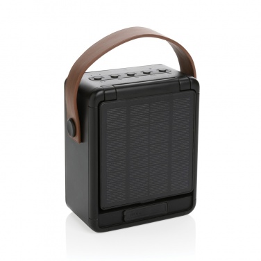 Logotrade promotional item image of: Skywave RCS recycled plastic solar speaker 12W