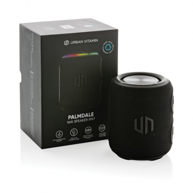 Logo trade business gift photo of: Urban Vitamin Palmdale RCS rplastic 16W speaker IPX7