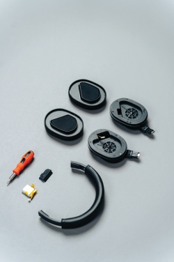 Logotrade promotional merchandise picture of: Irvine RCS recycled and repairable ANC wireless headphone