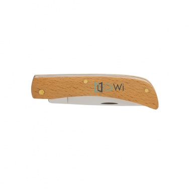 Logo trade advertising products image of: Wooden knife