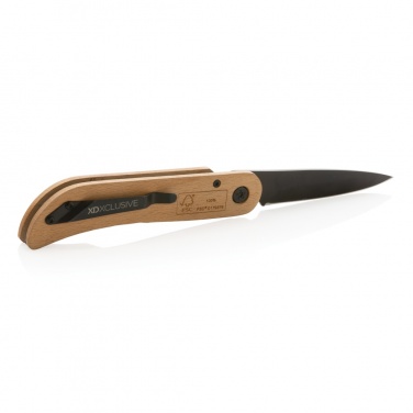 Logotrade promotional merchandise image of: Nemus Luxury Wooden knife with lock