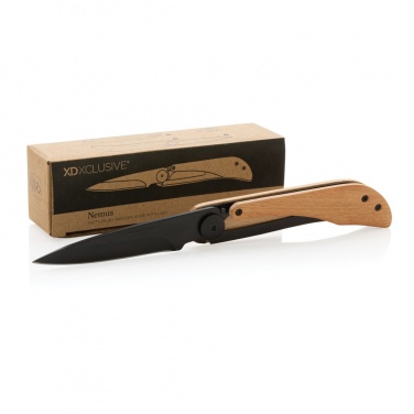 Logotrade promotional giveaways photo of: Nemus Luxury Wooden knife with lock