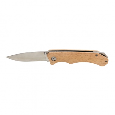 Logo trade promotional gifts image of: Wooden outdoor knife