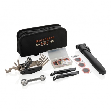 Logo trade promotional gifts image of: Bike repair kit set 17 pcs