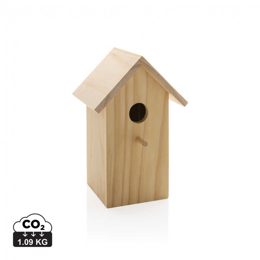 Logotrade promotional products photo of: Wooden birdhouse